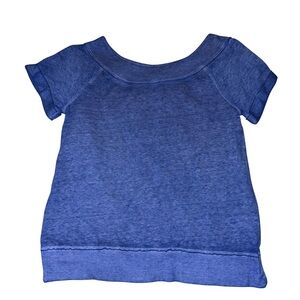 Maurice’s Blue Short Sleeve Top NWOT
